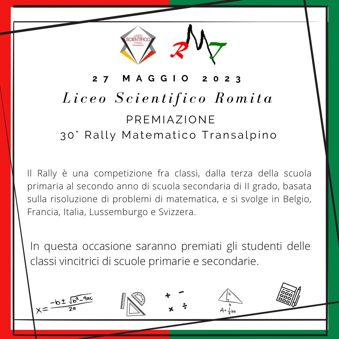 27 maggioRally mat Transalpino