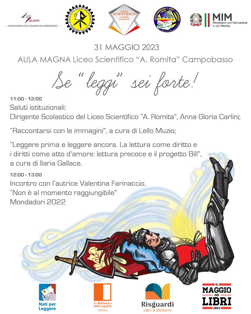 31 maggio 2023 se leggi sei forte